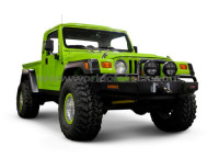 Stock Photograph of Custom Jeep Wrangler TJ With Large Wheels …