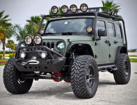 Military Green Jeep Wrangler by CEC Wheels HiConsumption  got 4 x 4