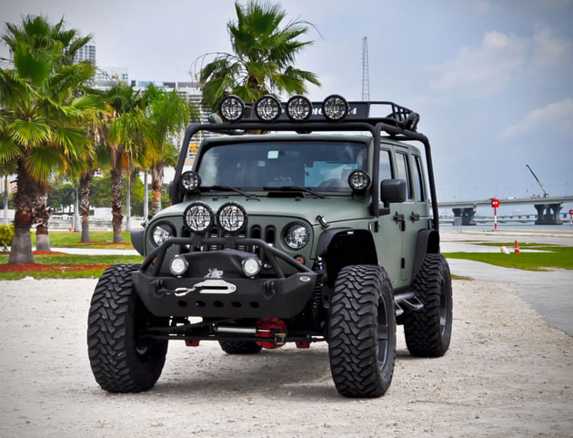 Military Green Jeep Wrangler by CEC Wheels  HiConsumption