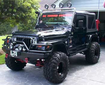 Jeep Wrangler TJ lift kit