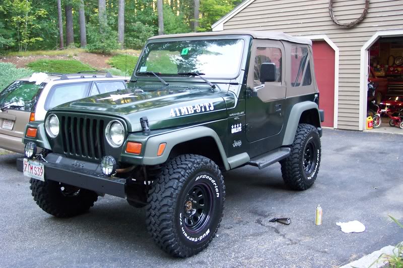 Custom 2001 Jeep Wrangler Military Project  Page 41  …  got 4 …