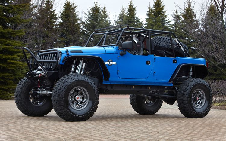 Jeep Wrangler quotBlue Crushquot One of Six Custom Jeeps Revealed …