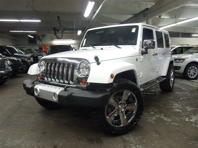 Custom White Jeep Wrangler Unlimited by Eastchester Customs