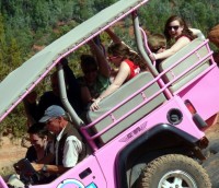 Teapots and Polka Dots Pink Jeeps and the Coconino National Forest