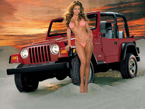 Jeep Girls Photos and Video show Autos Fans  got jeep