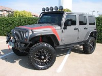 2012 Jeep Wrangler Unlimited MONSTER LIFT CUSTOM SPRAY COATED R …