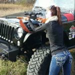 Awesome plane and jeep. Girl could not be in it Hot Aviators