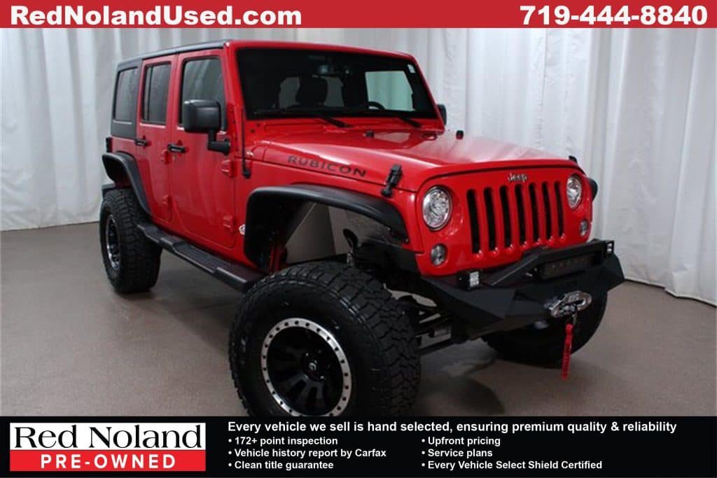 Custom 2018 Jeep Wrangler Unlimited RedRox for sale Colorado Springs