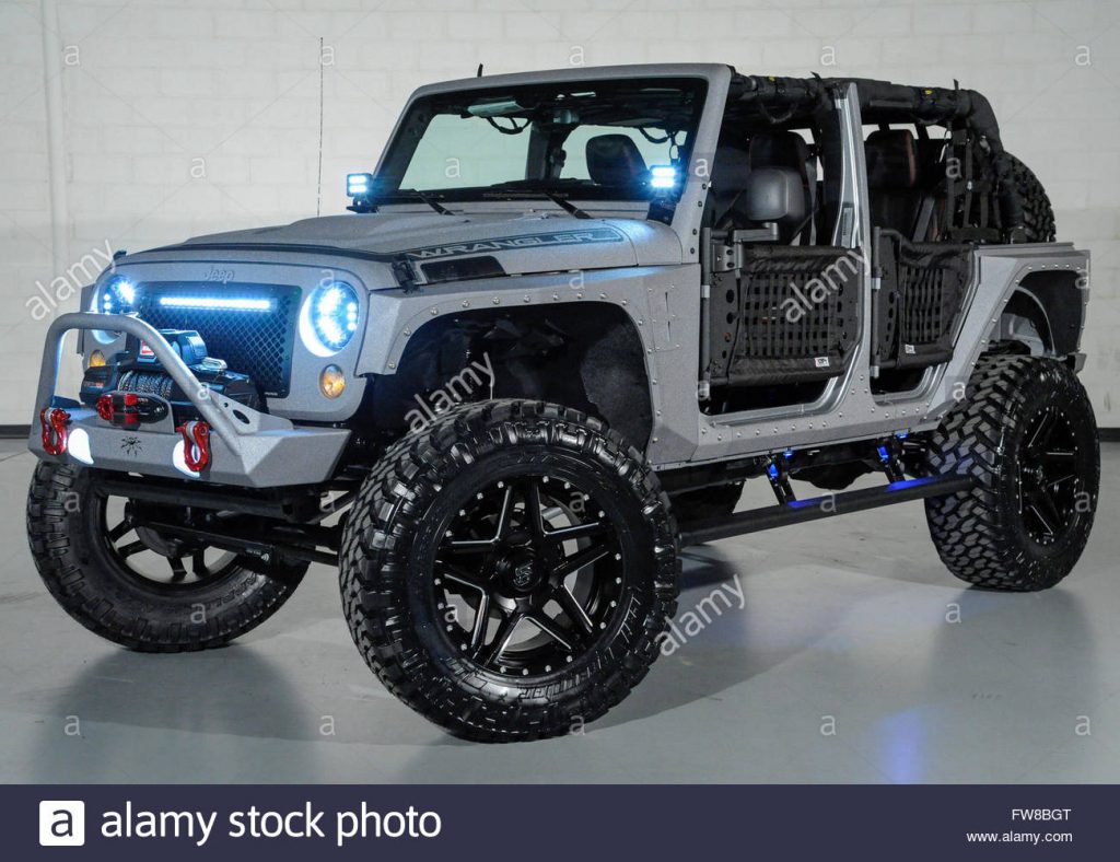 April 1 2016 Custom Jeep Wrangler with custom doors and leather …