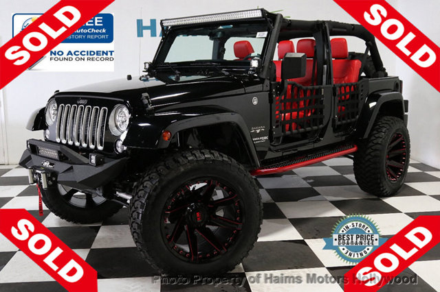 2018 Jeep Wrangler JK Unlimited CUSTOM JEEP SUV for Sale Hollywood …
