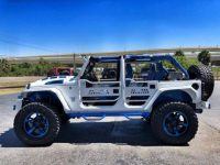 2018 Jeep Wrangler Custom White N BLUE Lifted Leather HARDTOP for …