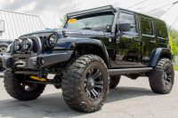 2013 Custom Black Jeep Wrangler Unlimited Rubicon For Sale