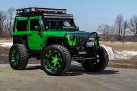 custom jeep wrangler in lime green  Green jeep wrangler Custom …