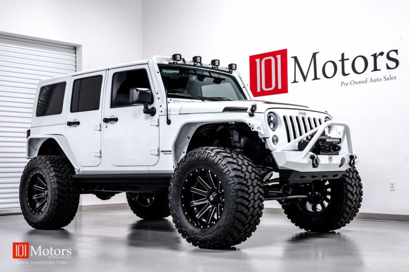 2015 Jeep Wrangler Unlimited Sport  Bright White  Custom Leather …