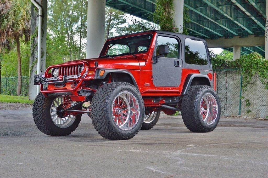 sharp 1997 Jeep Wrangler Custom TJ SPORT monster  Custom jeep …