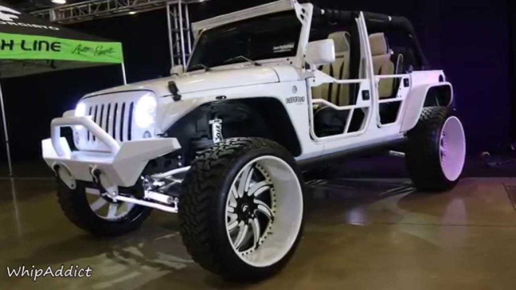 WhipAddict Custom Jeep Wrangler on 26×14 Azioni Forgiatos by …