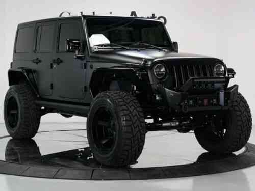 Custom Jeep Wrangler Unlimited Matte Black 2012 Custom Jeep …